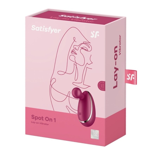 Клиторальный вибратор Satisfyer Spot On 1 бордовый - 5