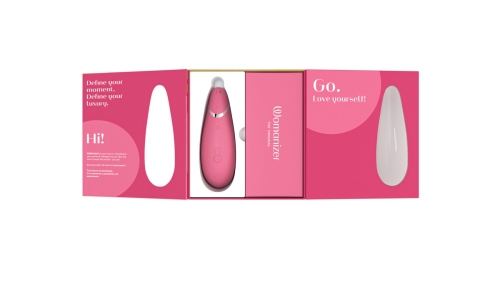 Вакуумный стимулятор для клитора малиновый Womanizer Premium 2 - 7
