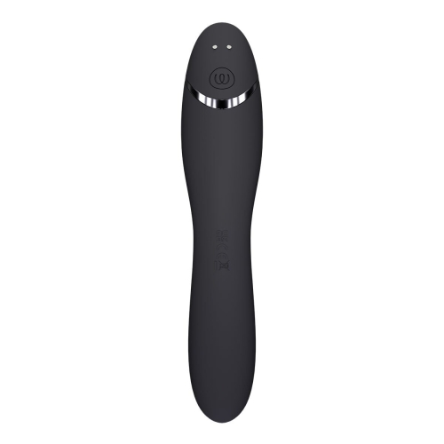 Вибратор для точки G с вакуумной стимуляцией зеленого цвета Womanizer OG Dark Grey - 3