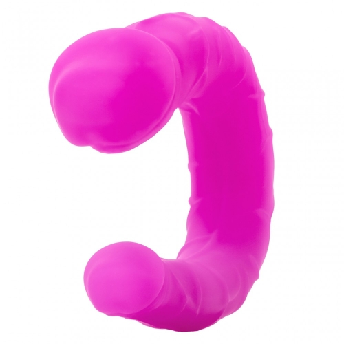 Двухсторонний фаллоимитатор реалистичный розового цвета California Exotic Novelties - 8