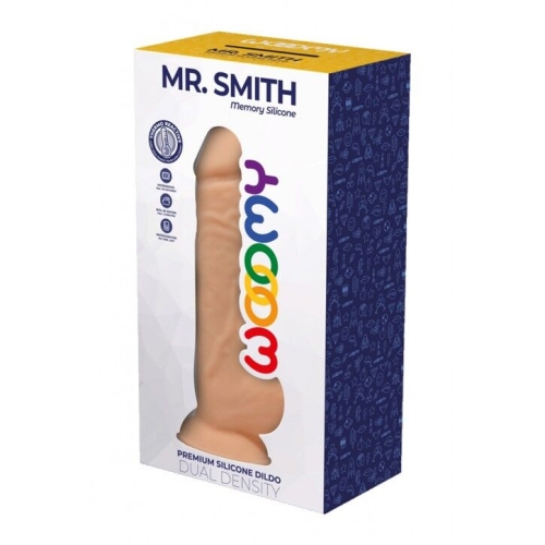 Фалоімітатор реалістичний на присосці тілесного кольору Wooomy Mr Smith - 2