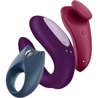 Набор секс игрушек Double Joy Sexy Secret Royal One Satisfyer Partner Box 3