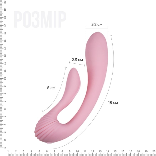 Вібратор зі стимуляцією клітора Adrien Lastic G-wave - 2