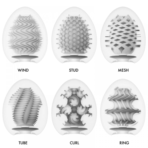 Мастурбатор яйце білого кольору Upko Tenga egg mesh - 4