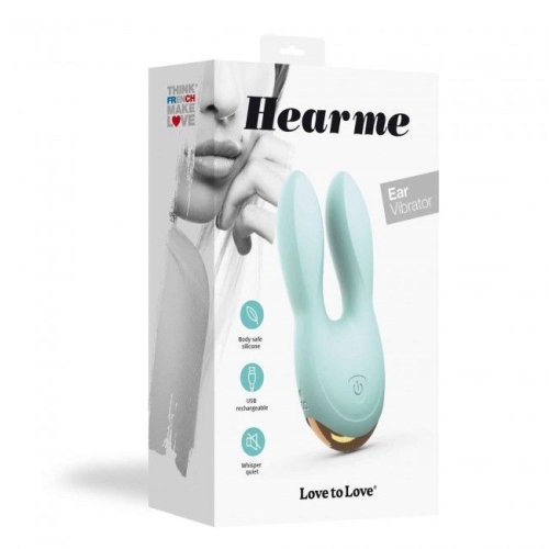 Вибратор-зайчик двойной Love To Love HEAR ME MENTHE - 4