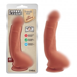 Фалоімітатор реалістичний на присосці тілесного кольору Chisa Carnal Pleasure Latin