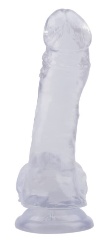 Фаллос на присоске реалистичный прозрачный CHISA 7.5 Inch Dildo Clear - 4