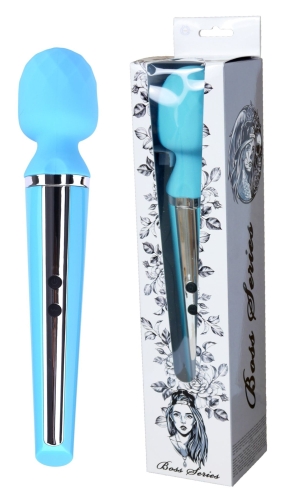Вибромассажер пульсатор голубого цвета BOSS of TOYS Massager Genius - 1