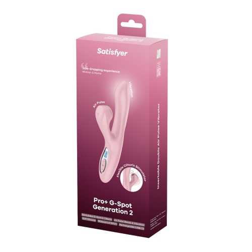 Вакуумний вібратор-кроль рожевий Satisfyer Pro+ G-Spot Generation 2 - 7