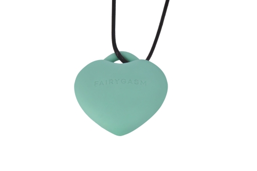 Міні вібратор для клітора зеленого кольору FairyGasm PleasureStone - 2