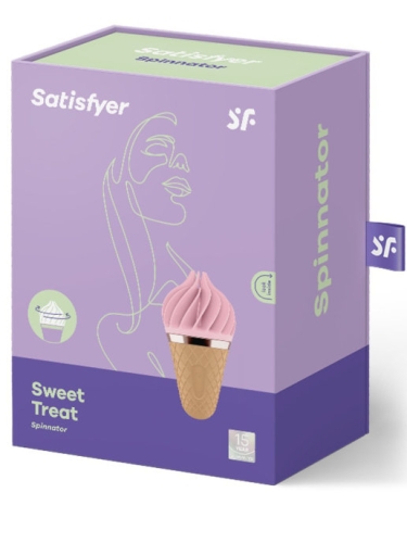 Стимулятор морозиво для клітора Satisfyer Layons Sweet Treat Temptation Сатісфаер рожеве - 6