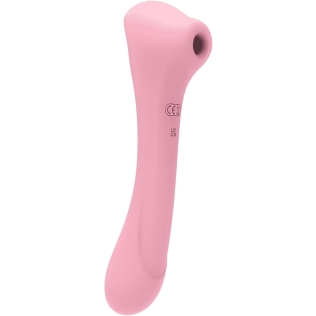 Вакуумный вибратор для клитора розовый Femintimate Daisy Massager 
