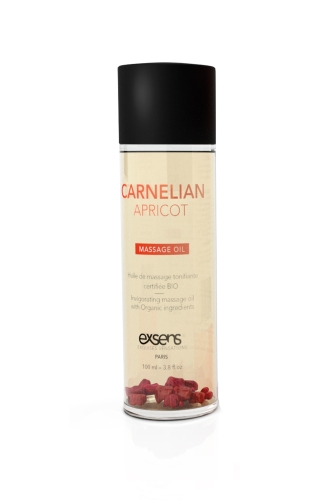 Массажное масло с семянами подсолнечника и кунжута Exsens Organic Massage Oil Carnelian Apricot 100 мл - 3