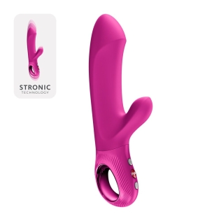 Пульсатор для точки G з кліторальним відростком фіолетовий Fun Factory Bi Stronic Embrace