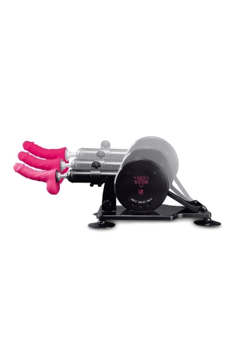 Секс машина з насадками та пультом дистанційного керування чорна Dreamtoys Sex Room Sex Machine - 2