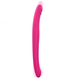 Вибратор-пульсатор двусторонний розовый Dorcel ORGASMIC DOUBLE DO