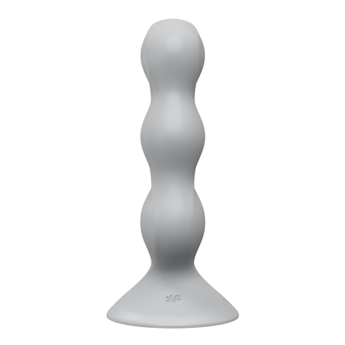 Анальный стимулятор-бусины на присоске серого цвета Satisfyer Triple Ball-R - 3