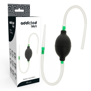 Анальная клизма с грушей черная Addicted Toys Black Enema Set