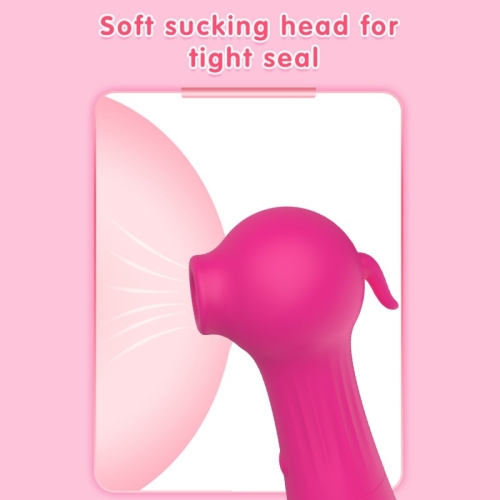 Вакуумный стимулятор для клитора и сосков розовый Cnt Peashooter-Rose - 3
