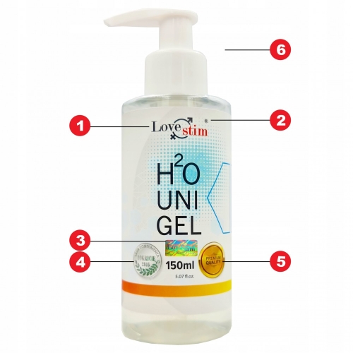 Лубрикант на водній основі Lovestim H2O uni gel 150 мл - 3