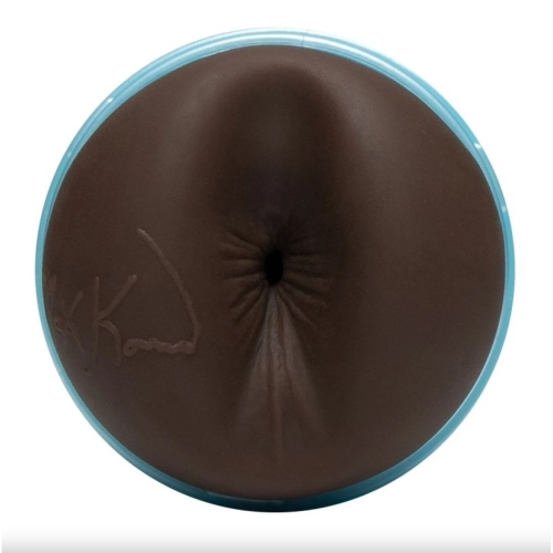 Мастурбатор в колбе анус из киберкожи порноактрера Max Konnor черного цвета Fleshlight - 4