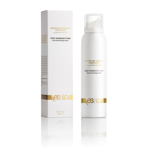 Масажна піна аромат деревний та пряний YESforLOV FIZZY MASSAGE FOAM with bewitching scent 150 мл - 1