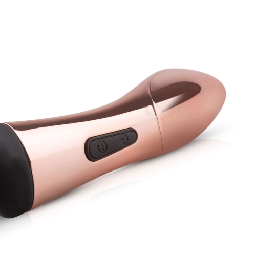Вибратор микрофон Ванд розовое золото Nouveau Curve Massager - 4