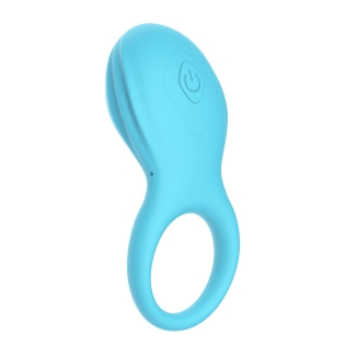 Эрекционное кольцо на пенис с вибростимуляцией клитора Dream Toys Candy Shop Blue Lagoon
