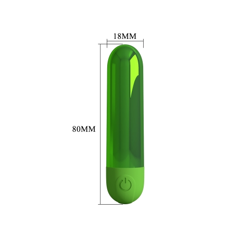Вибропуля для клитора зеленая Lybaile Pretty Love Kiwi - 7