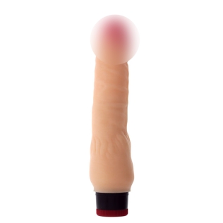 Вибромассажер реалистичный телесного цвета Dream toys 8INCH