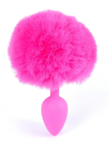 Анальна пробка з хвостом рожевого кольору S BOSS of TOYS PLUG Bunny Tail - 6
