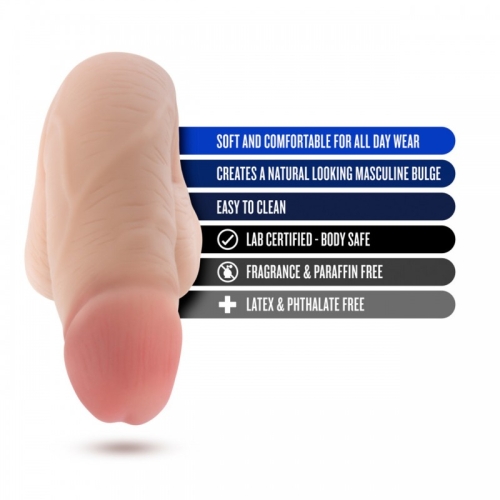Накладний пеніс для носіння Blush Performance 5 Inch Packer - 2