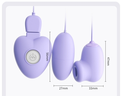 Набор Секс игрушек фиолетового цвета Sexy desires Flirting vibrator - 2