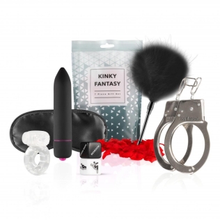 Набор секс игрушек в подарочной упаковке Loveboxxx Kinky Fantasy 7 предметов