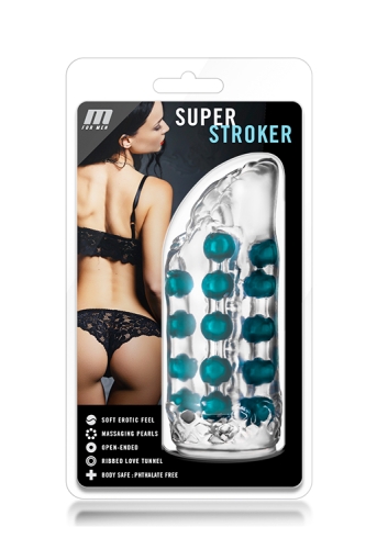Мастурбатор-вагина реалистичная M FOR MEN SUPERSTROKER CLEAR - 4