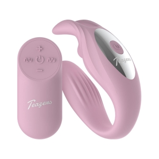 Вибратор для пар с пультом управления розовый Teazers Couple Vibrator
