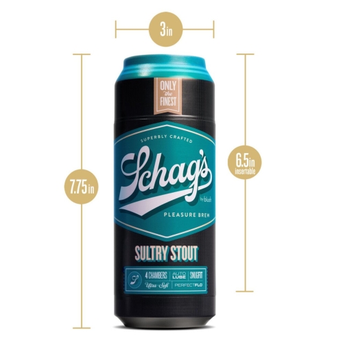 Самозмащувальний мастурбатор для пеніса Schag's by Blush Sultry Stout Frosted - 6