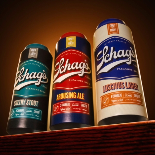 Самосмазывающийся мастурбатор для пениса Schag’s by Blush Arousing Ale Frosted - 8