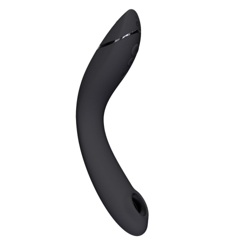 Вибратор для точки G с вакуумной стимуляцией зеленого цвета Womanizer OG Dark Grey - 4