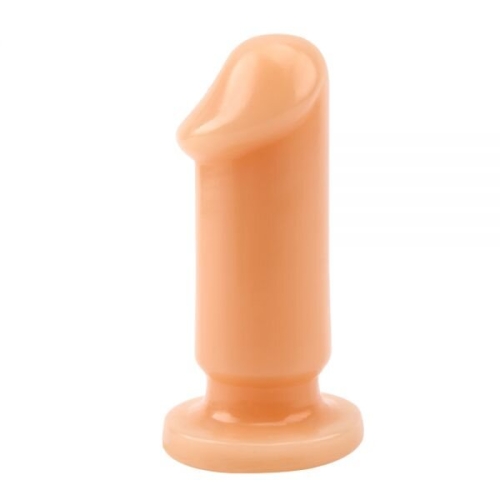Анальна пробка тілесна на присоску Small slim dildo 291337 - 2