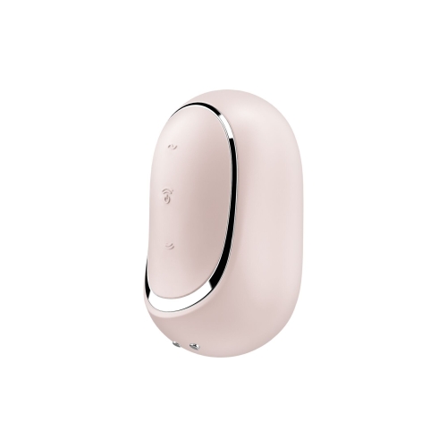 Вибратор с вакуумной стимуляцией клитора бежевого цвета Satisfyer Pro To Go 2 - 5