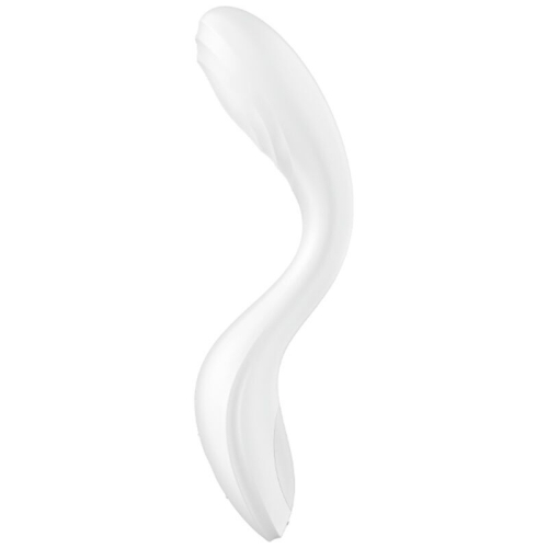 Вибратор для стимуляции точки G с двигающимся шариком белый Satisfyer Rrrolling Pleasure - 3