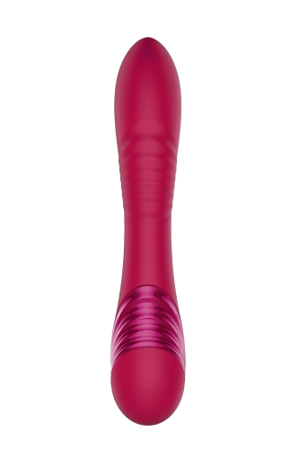 Вибратор для стимуляции точки G с движущимся шариком розового цвета Dream Toys SPARKLING SLIDING CECILIA - 4