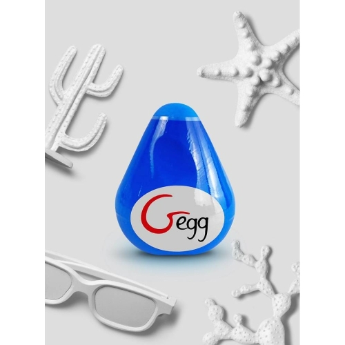 Мастурбатор Яйце для чоловіків Синє Gvibe NEW! Gegg - 5