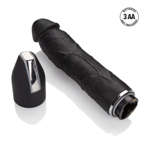 Вібратор Пульсатор реалістичний чорного кольору California exotic novelties Colt Deep Drill - 3