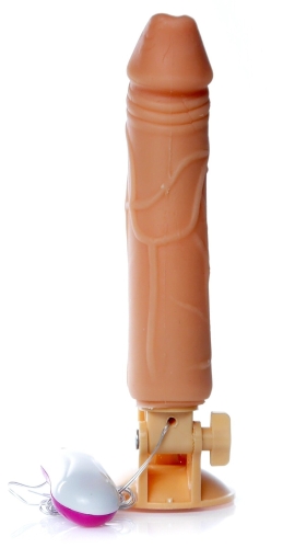 Вибратор реалистичный на присоске телесный Boss Series Mr Perfect - 6