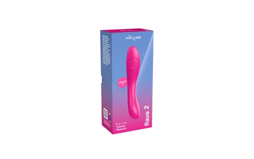 Вагинальный вибратор для точки G розовый We-Vibe Rave 2 Twisted Pleasure - 8