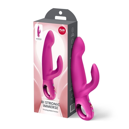 Пульсатор для точки G та клітора рожевий Fun Factory Bi Stronic Immerse - 10