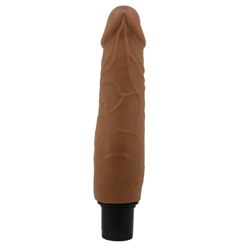 Вібратор реалістичний коричневого кольору LyBaile Baile Waldofr Sliding Skin - 7