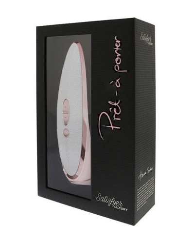 Вакуумний кліторальний преміум вібростимулятор білий Satisfyer Luxury Pret-a-Porter - 2